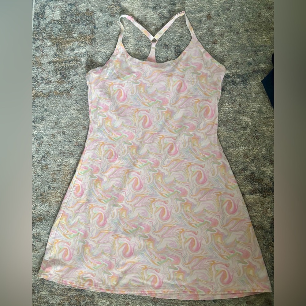 Outdoor Voices The Exercise Dress small pink marble